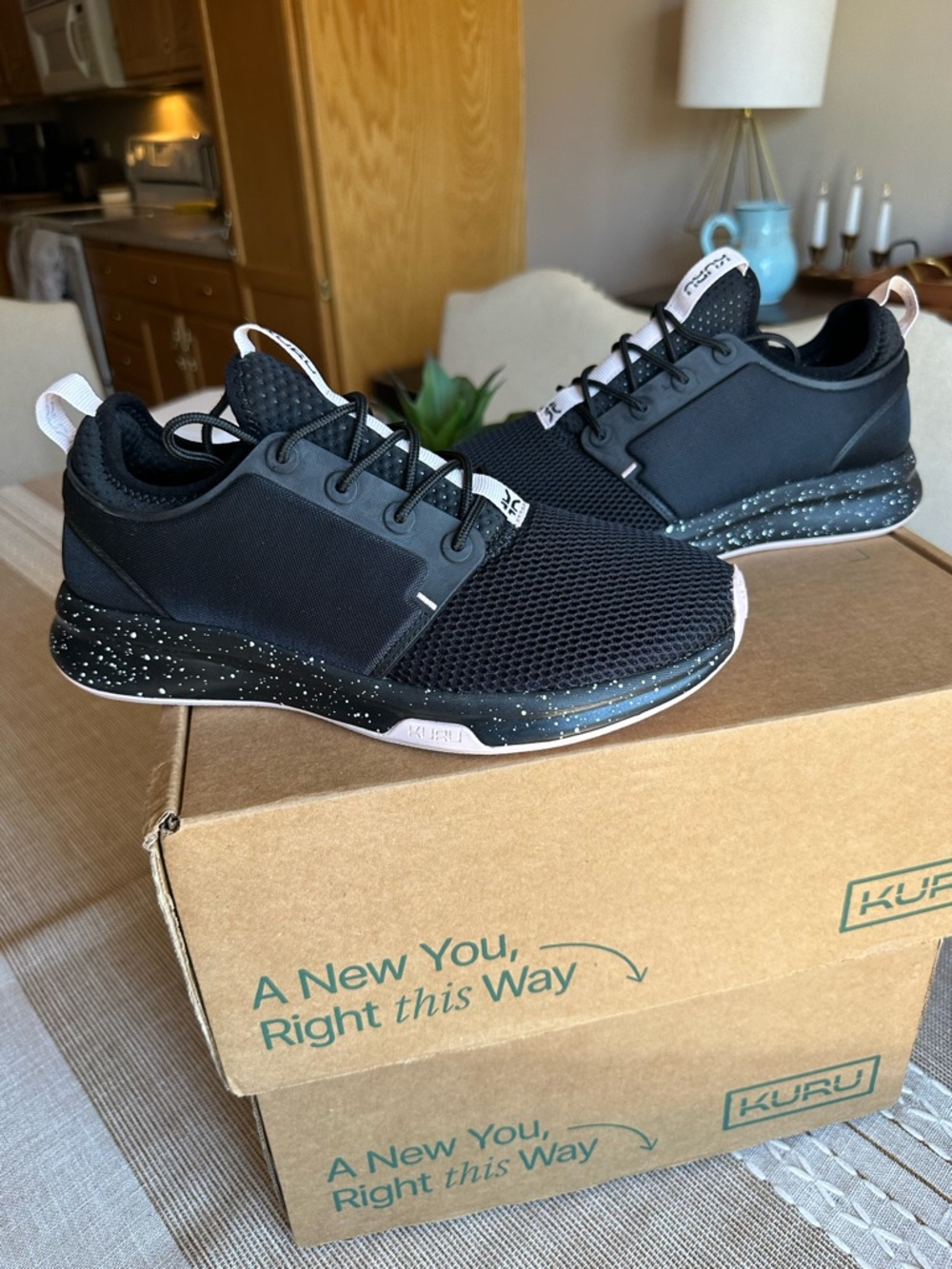 KURU Women’s Sz8.5 Jet Black/Misty Lilac Brand New pick